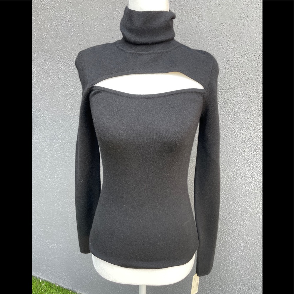 NWT Michael Kors Black cashmere sweater XS